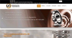 Desktop Screenshot of maquinariayrodamientos.com